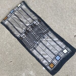 Vintage The Fine Arts Museums of San Francisco 1984 100% Pure Silk Scarf